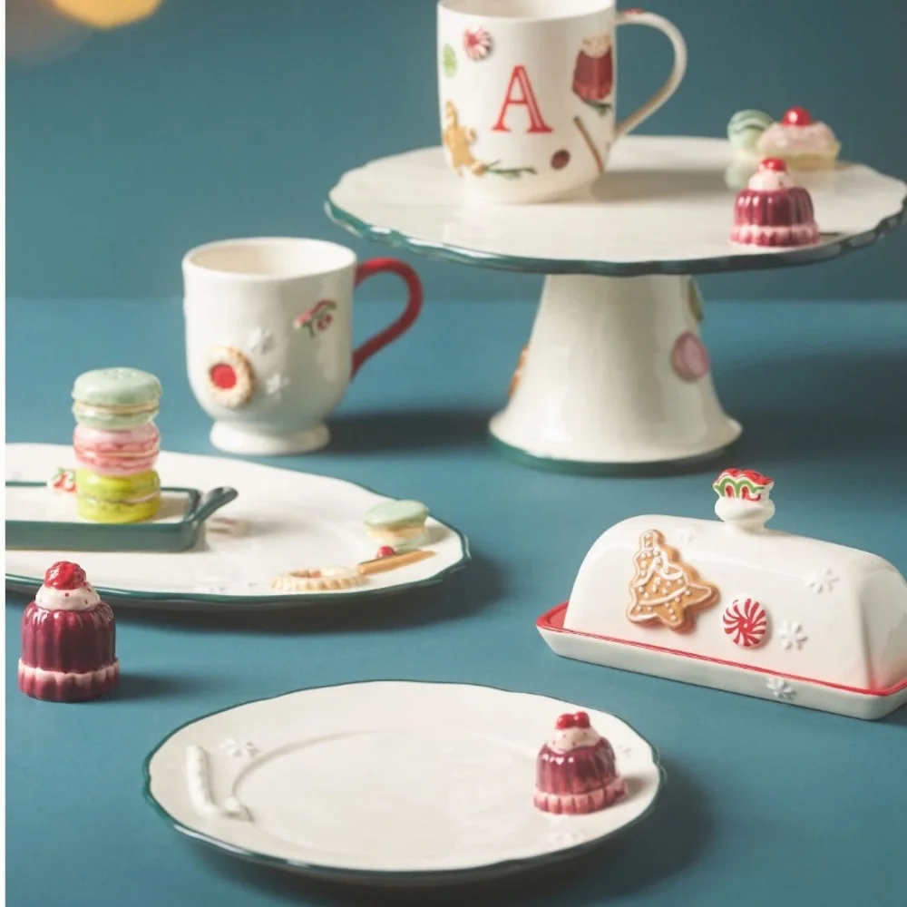 Holifaye Ceramic Stoneware Desserts Plate
